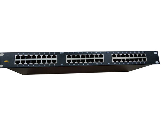BRRJ45L-4LR 24-portowy Rj45 Ethernet Urządzenie przeciwprzepięciowe Ochronnik odgromowy do montażu w szafie