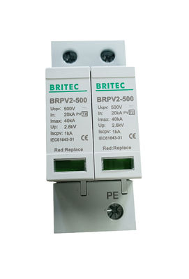 BRPV2 500 PV Surge Arrester DC12V 24V 48V 500V 690V 800V 1000V Urządzenie ochronne