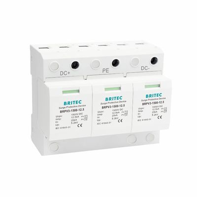 BRPV3-1500-12.5 SPD prądu stałego 12,5ka pv zatrzymywacz napięć 1500V DC SPD ochrona przed napięciami t1 t2 dc