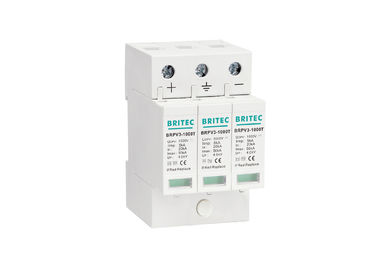 Ogranicznik przepięć PV z tworzywa termoplastycznego UL94 - V0 Typ 1+2 Ochrona odgromowa