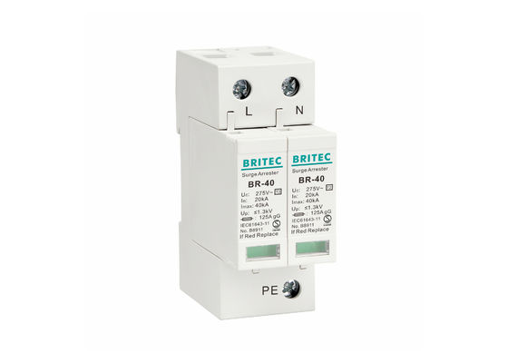 Jednofazowe urządzenie przeciwprzepięciowe typu 2 Ogranicznik przepięć odgromowych