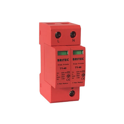 40kA Urządzenie przeciwprzepięciowe AC 320V Ogranicznik przepięć typu 2 Odgromniki