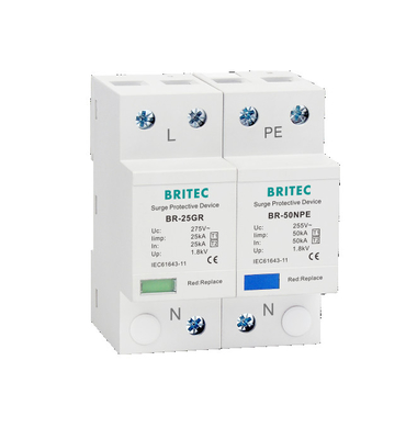 BR-25GR 3P Class I Spd Surge Protector Odgromnik Ochrona przeciwprzepięciowa Ochrona przed piorunami