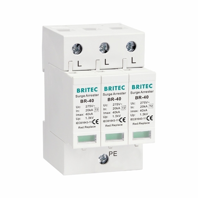 BRITEC Type 2 Power Surge Protector Device 20kA 40kA 3P Class C OEM Support