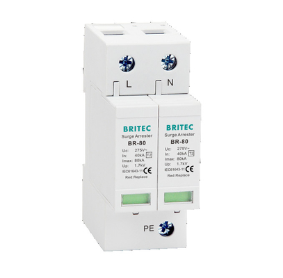 BR-80 275 2P SPD Ogranicznik przepięć AC Klasa II Ochrona odgromowa
