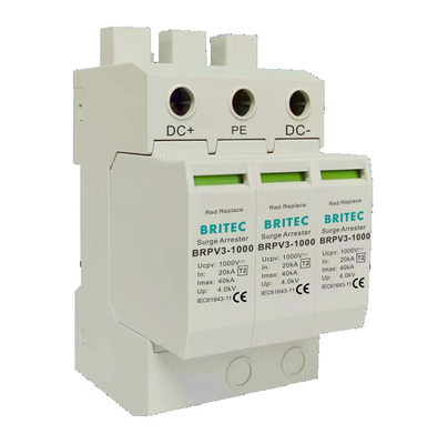 BRPV3-1500-12.5 Fotovoltaic Spd Solarsurge Protection t1 t2 dc Urządzenie PV Arrester DC 1500V
