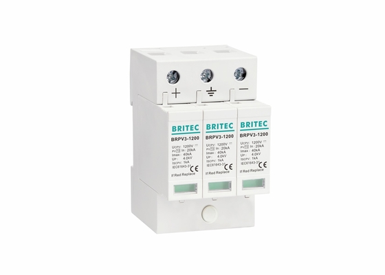 Urządzenie przeciwprzepięciowe Mini Pv DC 3p Solar Spd 1200v Dc Surge Arrestor