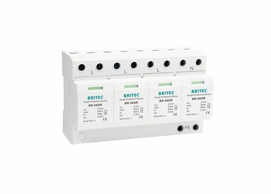 Urządzenie zabezpieczające przed napięciem 50kA Urządzenie zabezpieczające przed napięciem typu 1 240V/400V