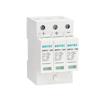 BRPV3-1000-5 T1 50kA DC 1000V 5kA pv wstrzykiwacz napięć słonecznych urządzenie ochrony przed napięciami słonecznymi t1 t2 dc SPD SPD fotowoltaiczne