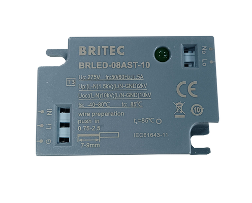 BRLED-08AST-10 urządzenie zabezpieczające przed przewyższeniami dla oświetlenia 10kA LED Street Light ELECTROSTACTIC PROTECTOR LED LIGHTING SYSTEM