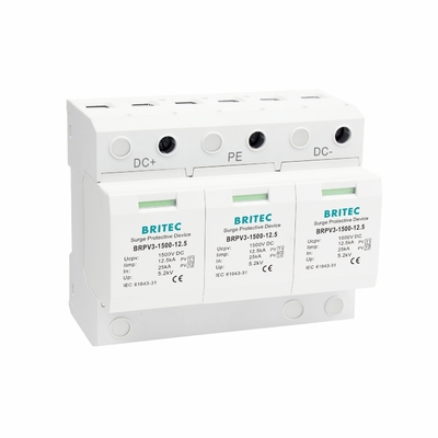 BRPV3-1500-12.5 SPD prądu stałego 12,5ka pv zatrzymywacz napięć 1500V DC SPD ochrona przed napięciami t1 t2 dc