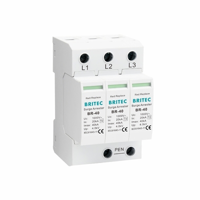 BR-40 1000 3P Type 2 Surge Protector 690V/1000V 3-fazowe urządzenie zabezpieczające przed przeciążeniem