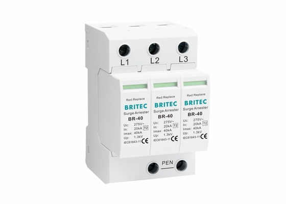 40KA 400V wtykowe urządzenie przeciwprzepięciowe AC typu 2