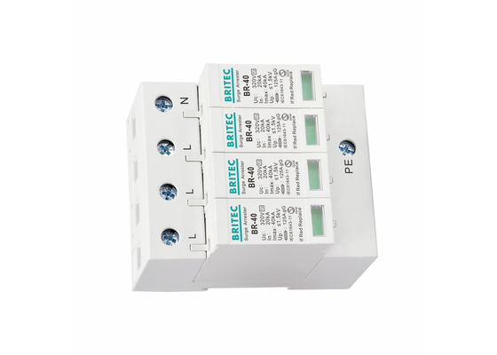 SPD T2 320V 4P 40KA Typ 2 Ochrona przed przeciążeniami Ochrona przed piorunami