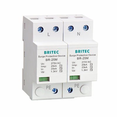 BR-25M 3P Class I spd Surge Protector Funkcja zdalnej sygnalizacji Odgromnik