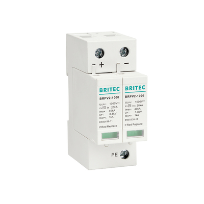 BRPV3-1000 1000V 40kA 3P DC Solar PV Surge Protection device Surge Arrester Błyskawica tłumiąca słoneczny surge arrester