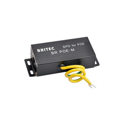 BR-POE-P Ethernet 48V RJ45 POE Ethernet zabezpieczenie przeciwprzepięciowe sieci POE zabezpieczenie odgromowe danych