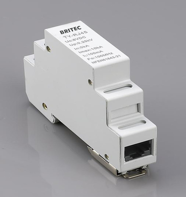 RJ45 SPD Ethernet Data Surge Protection Devices Din Rail Rodzaj blokującego falę
