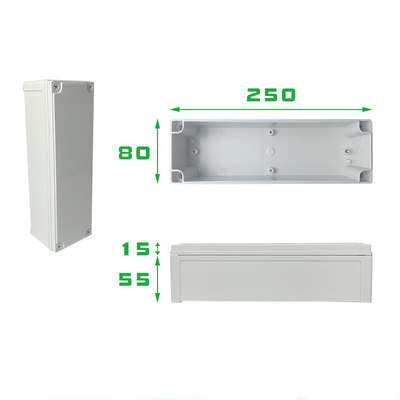 TY-8018070 Ip67 Elektryczna skrzynia podłączająca wodoodporny terminal ABS Plastikowa obudowa
