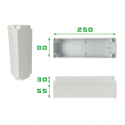 TY-8018070 Ip67 Elektryczna skrzynia podłączająca wodoodporny terminal ABS Plastikowa obudowa