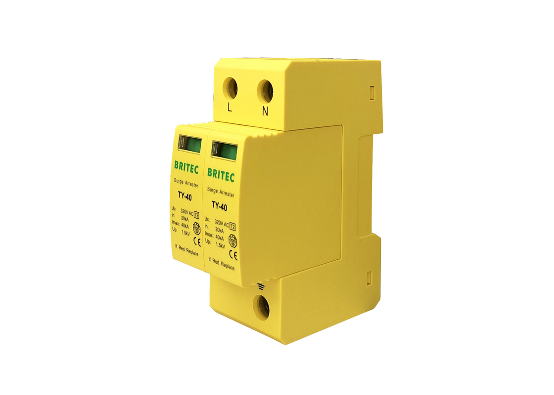 IP20 320V Typ 2 Urządzenie przeciwprzepięciowe Odgromnik 40kA