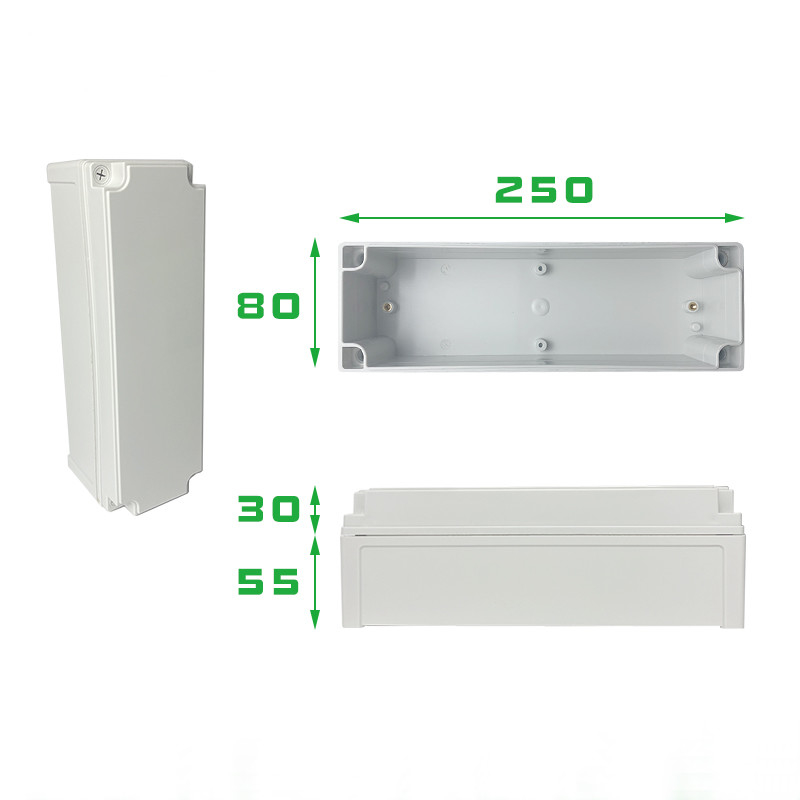 TY-8025085 Zewnętrzne skrzynki podłączeń elektrycznych ABS Projekt plastikowy IP66