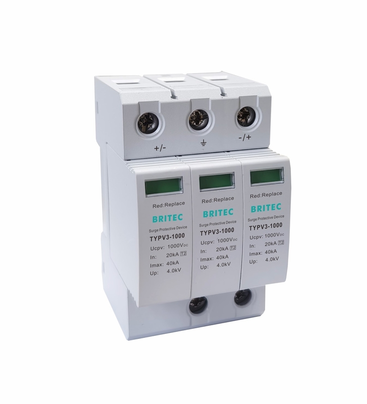 TYPV3 1000 Typ 2 PV Arrester Dc Surge Protection SPD Power Surge Protective Device