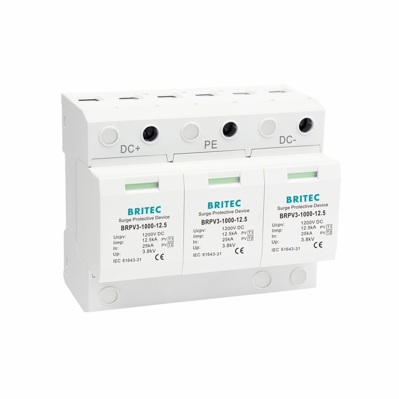 BRPV3-1000-12.5 PV Surge Arrester PV System Protection 3p urządzenie ochrony przed przesunięciem słonecznym