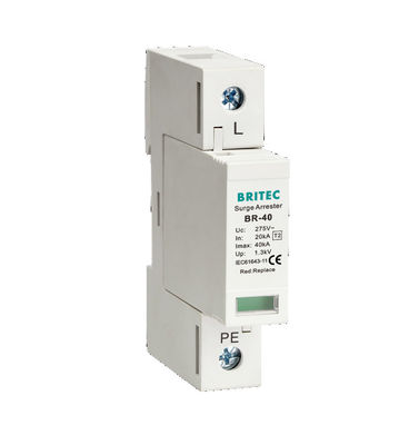 BR-40 3P Typ 2 Spd Arrester Surge Arrester Błyskawica Arrester surge Ochrona Urządzenie 275v ochrona przed burzą błyskawicy
