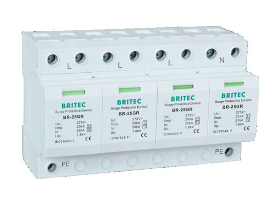 BR-25GR 3P Lightening Protector Surge Absorber Spd Type 1 Surge Protector