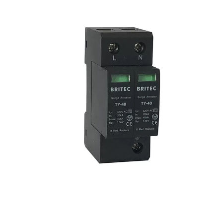 TY-40 3P Urządzenie ochronne przed przewyższeniem prądu 275v Ochrona przed błyskawicami Spd Typ 2