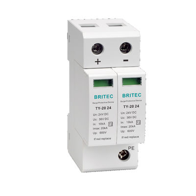 TY-20 24 SPD PV urządzenie ochrony przed przewyższeniem prądu Błyskawica 24 DC 36V DC spd solar surge arrester