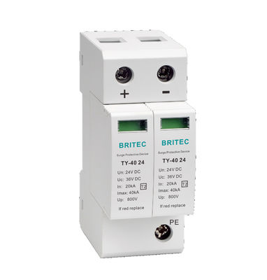 TY-20 24 SPD PV urządzenie ochrony przed przewyższeniem prądu Błyskawica 24 DC 36V DC spd solar surge arrester