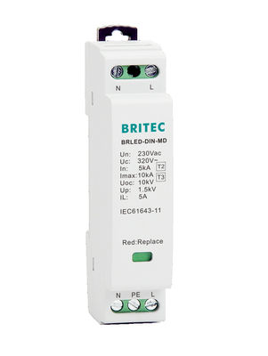 BRLED DIN Protektory przed prądami LED China Led Surge Protection Device Factory