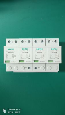 BR-50GR 4P AC Ochrona świetlna Chińskie urządzenie zabezpieczające przed nadwyżkami typu 1 Spd spd t1 t2 Type 1 surge arrester