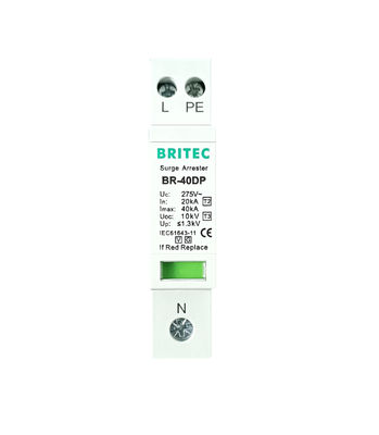 BRITEC BR-40DP 275 3+1P Typ 2 Ochrona przed przewyższeniem prądu