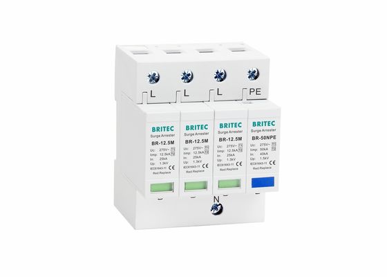 Klasa CE B + C 12,5KA Odgromnik odgromowy Wysoki prąd rozładowania