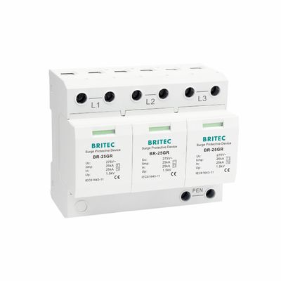 BR-25GR 3P+1 Urządzenie przeciwprzepięciowe typu 1 SPD Ableiter Thunder Arrester Spark aresster gap spd klasa 1 Ochrona przed przepięciami