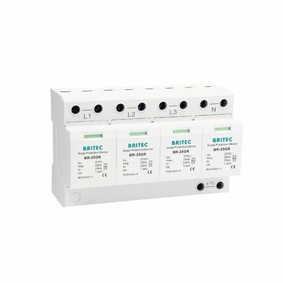 BRITEC Spd Surge Protector BR-25GR 3P 25kA Trójfazowy Type 1 Class 1 surge arrester