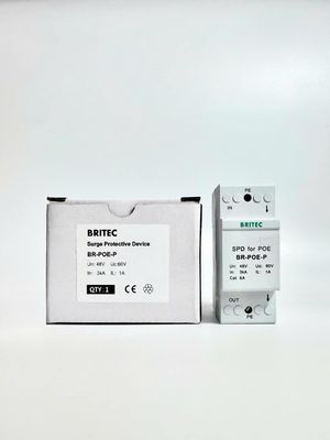 BR-POE-P Signal Surge Arrester Surge Arrester Sieć danych rj45 ochrona przed przewyższeniami