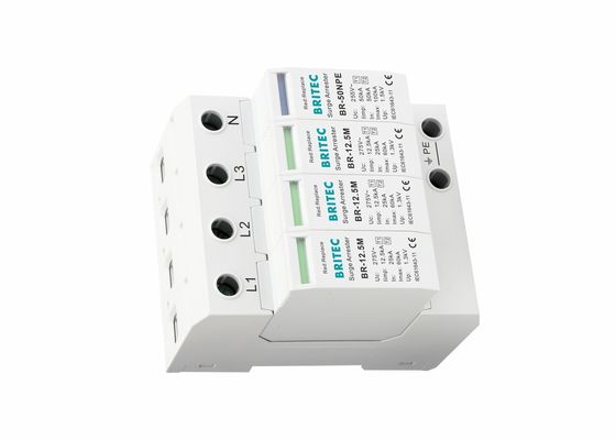 Urządzenie zabezpieczające przed napięciami prądowymi typu 1 klasa B+C 12,5 kA