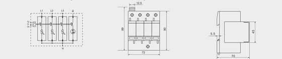 BR-40 3+1 440 Typ 2 Ochrona przed napięciem