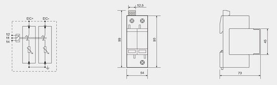 BR-40-24 T2 Urządzenie przeciwprzepięciowe DC 40kA 24V SPD z termoplastyczną obudową UL94-V0 do przepięć