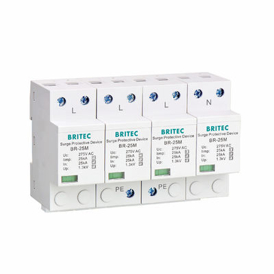 BR-25M 3P Class I spd Surge Protector Funkcja zdalnej sygnalizacji Odgromnik