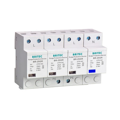 BR-25M 3P+1NPE 25kA T1+T2 Arrester Przesilenia B+C Nisko napięcie 3 fazy Protector Przesilenia