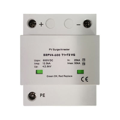 1000V DC 12,5kA Ochronnik przeciwprzepięciowy typu 1+2 fotowoltaiczny SPD Solar DC SPD typu 1
