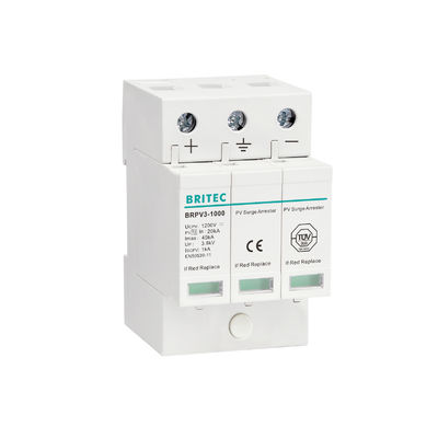 BRPV3-1500 DC 1500V 3P PV Solar pv surge arrester 40ka Surge Protector dc spd