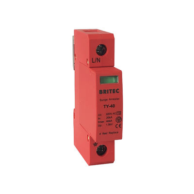 TY-40 1P SPD 40kA Typ 2 Urządzenie przeciwprzepięciowe AC Lightning Protector spd