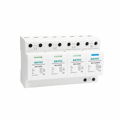 BR-25GR 3P+1 Urządzenie przeciwprzepięciowe typu 1 SPD Ableiter Thunder Arrester Spark aresster gap spd klasa 1 Ochrona przed przepięciami