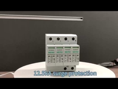 BR-12.5M 4P Klasy 1 Typ Przepływu Przejściowego Urządzenie ochronne zatrzymujące grzmoty Ochrona przed przepływem prądu